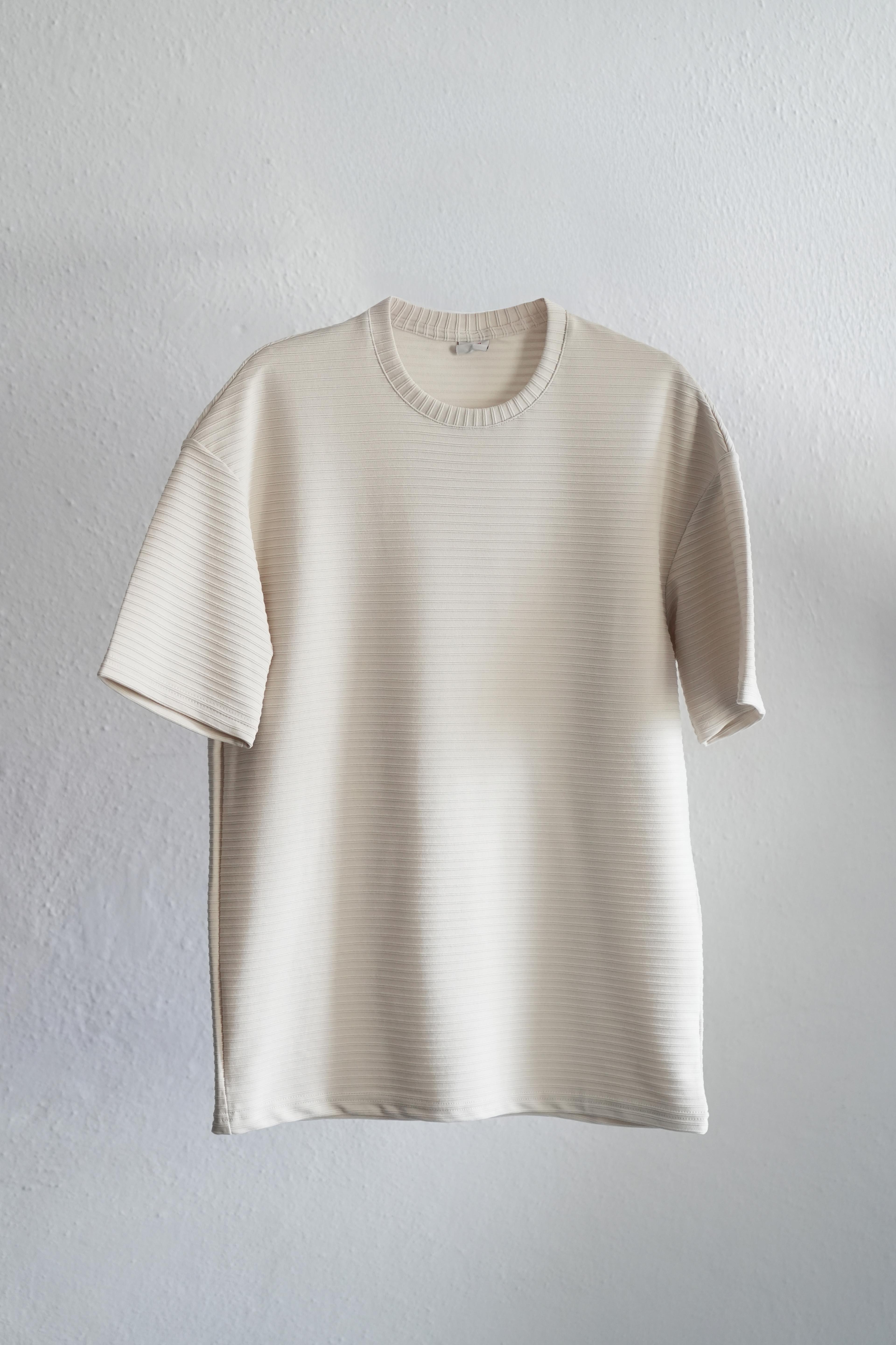 Örme Basic Yarım Oversize Tshirt