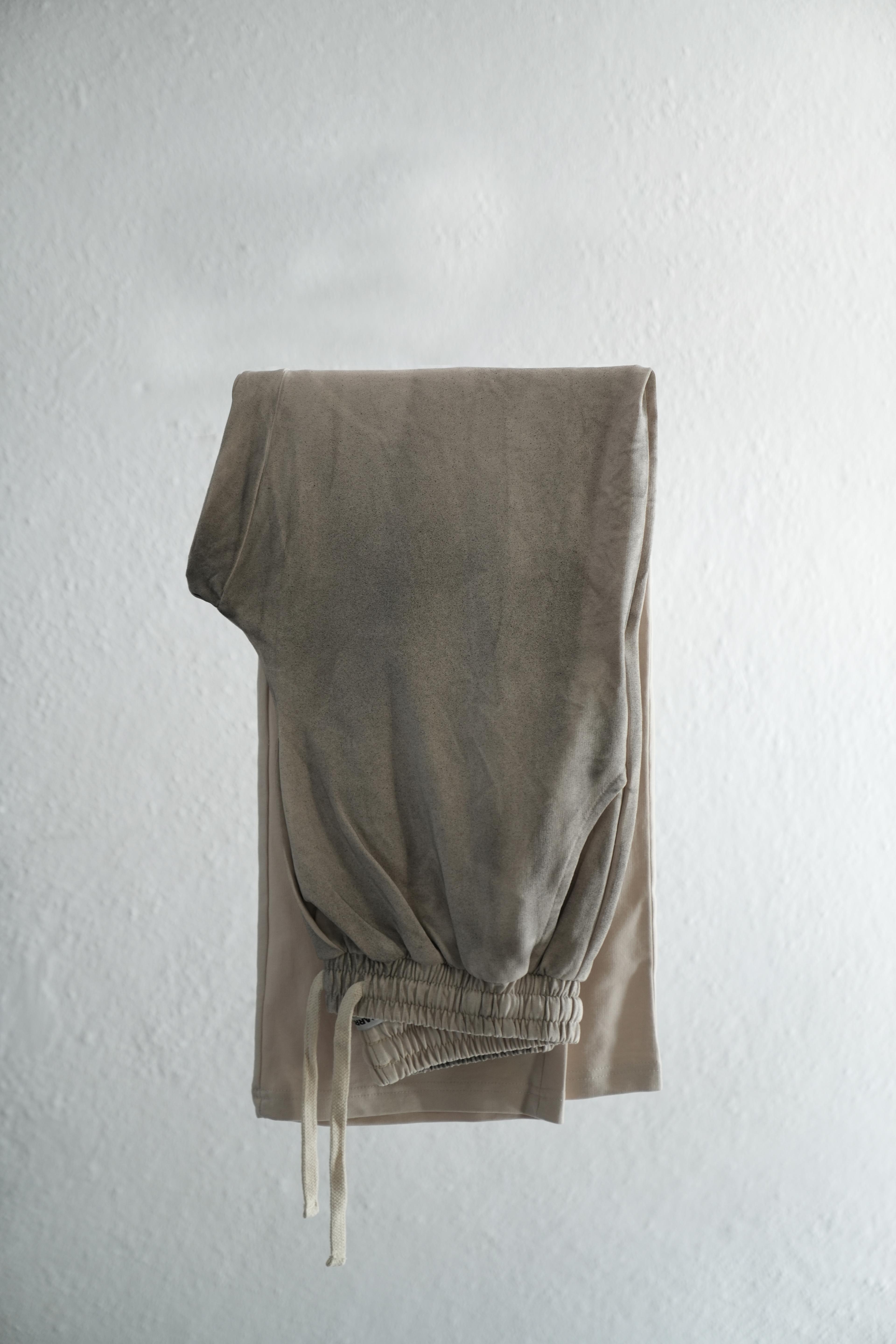 Bej Baggy Eşofman -1