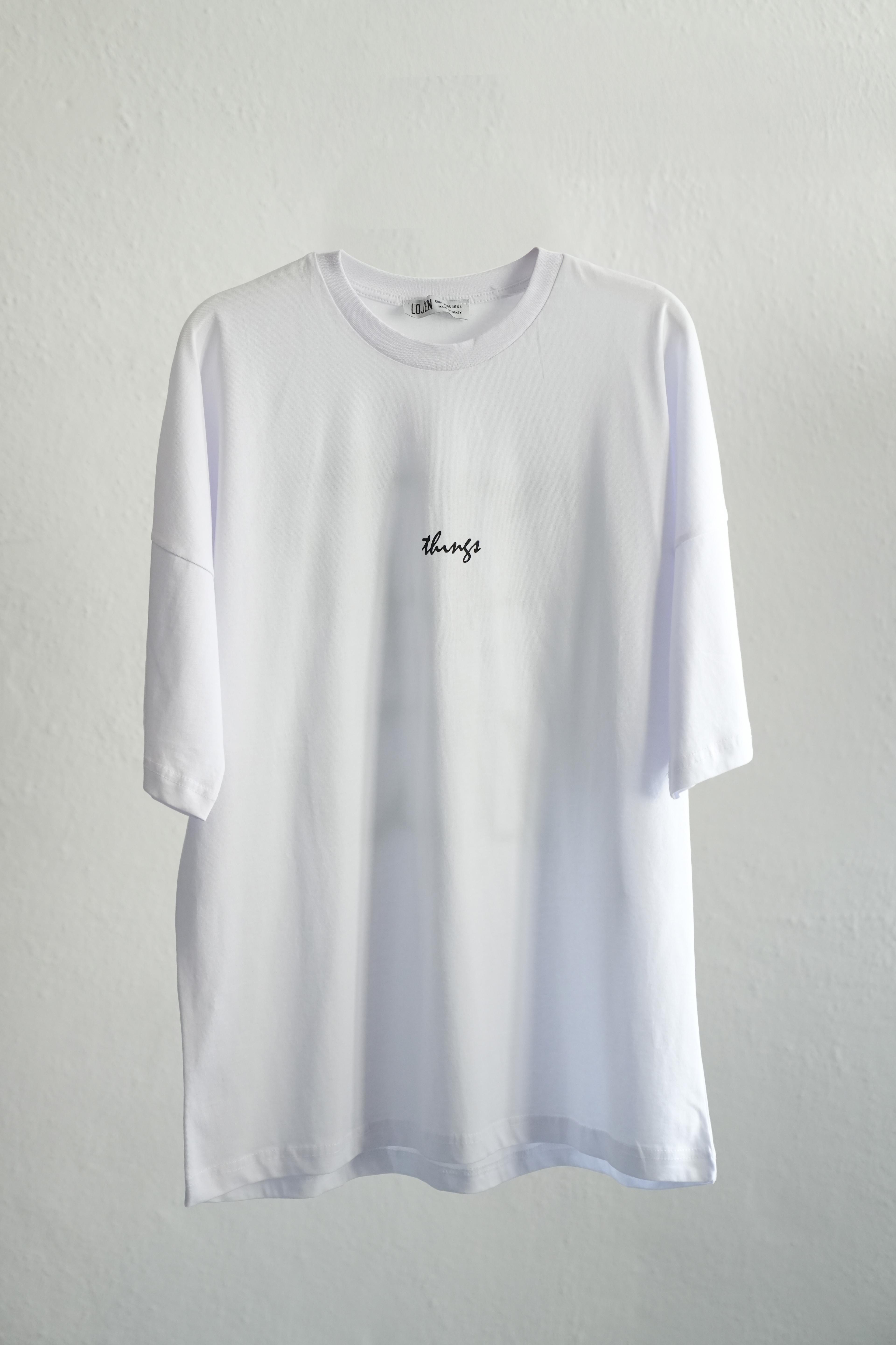 Resilient Baskılı Oversize Tshirt