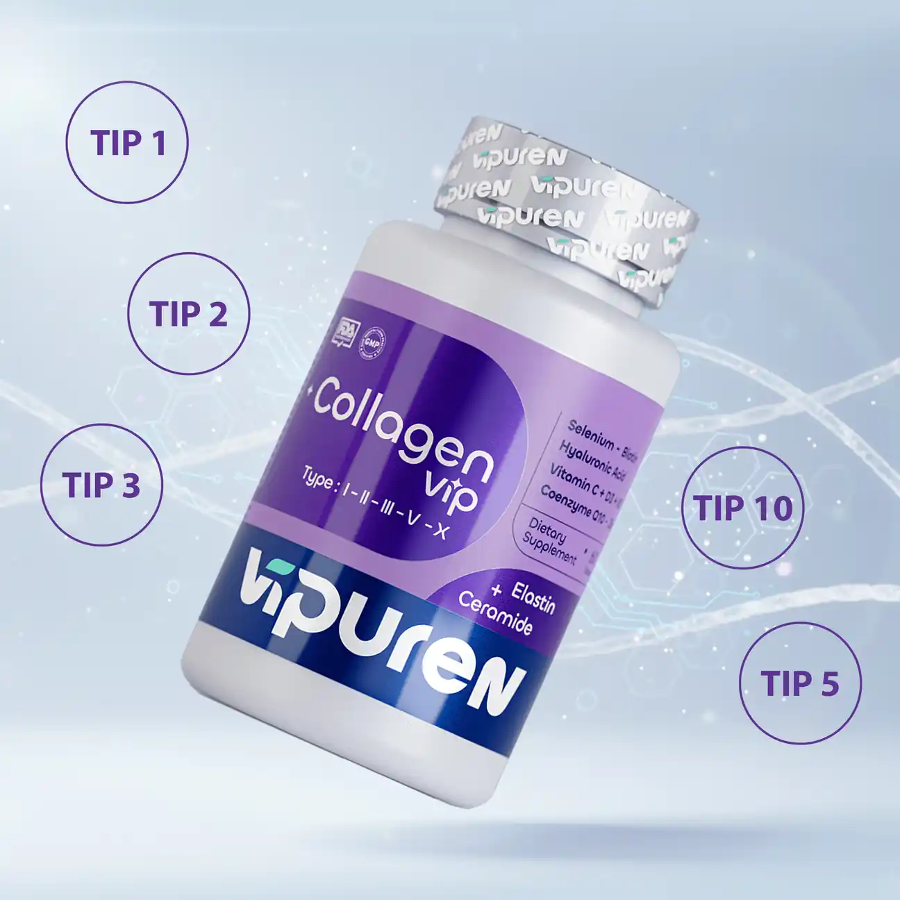 Vipuren CollagenVip – 2’li Paket (2 Aylık Kür)