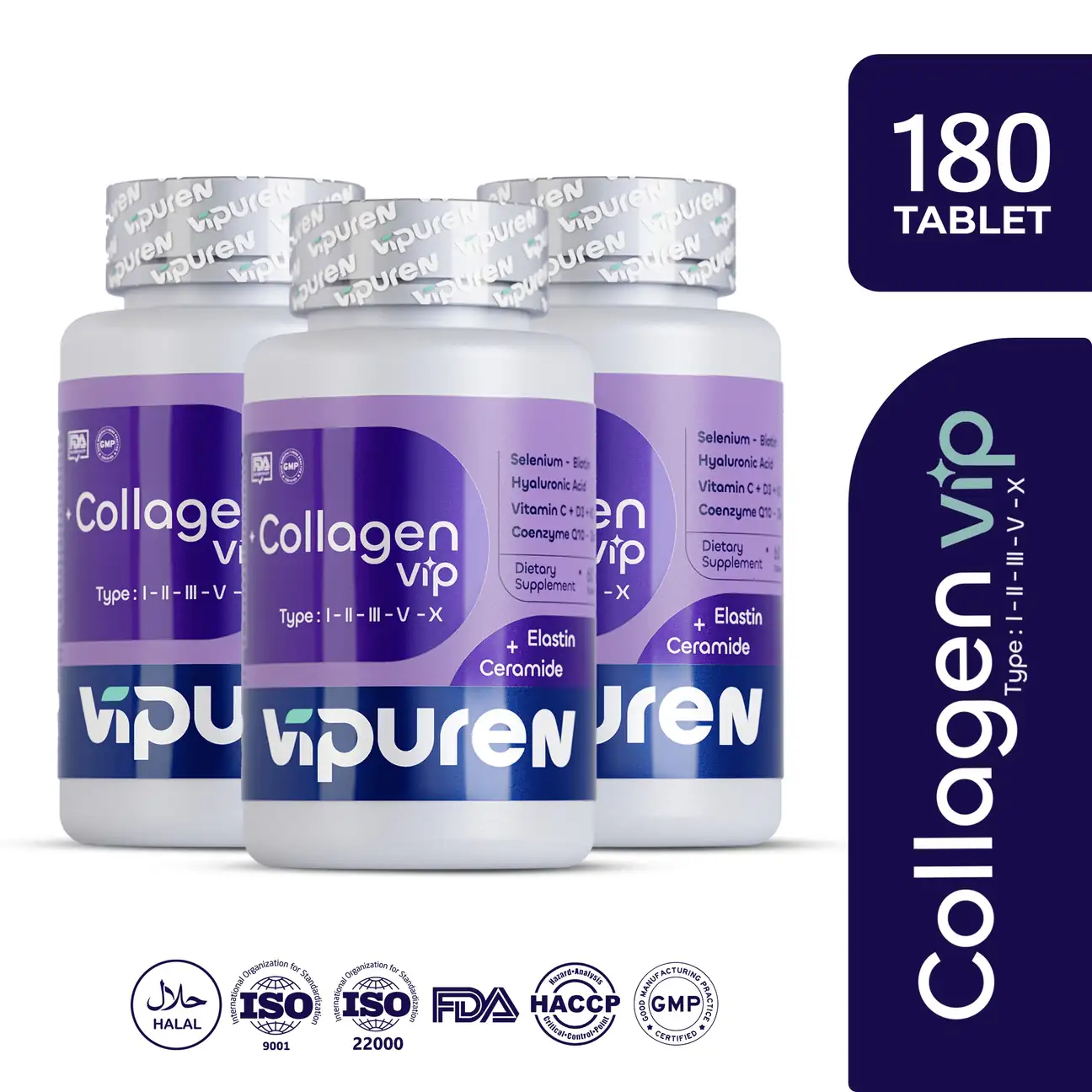 Vipuren CollagenVip – 3’lü Paket (3 Aylık Kür) main variant image