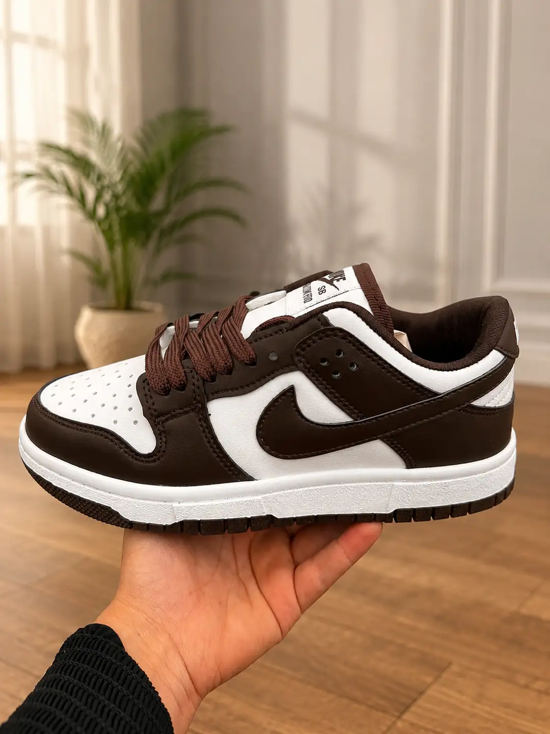 Kahverengi Beyaz Günlük Sneaker Spor Ayakkabı