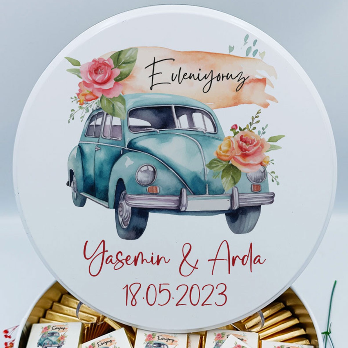 Söz, Nikah ve Nişan Çikolatası , Sargılı Madlen Çikolata M11