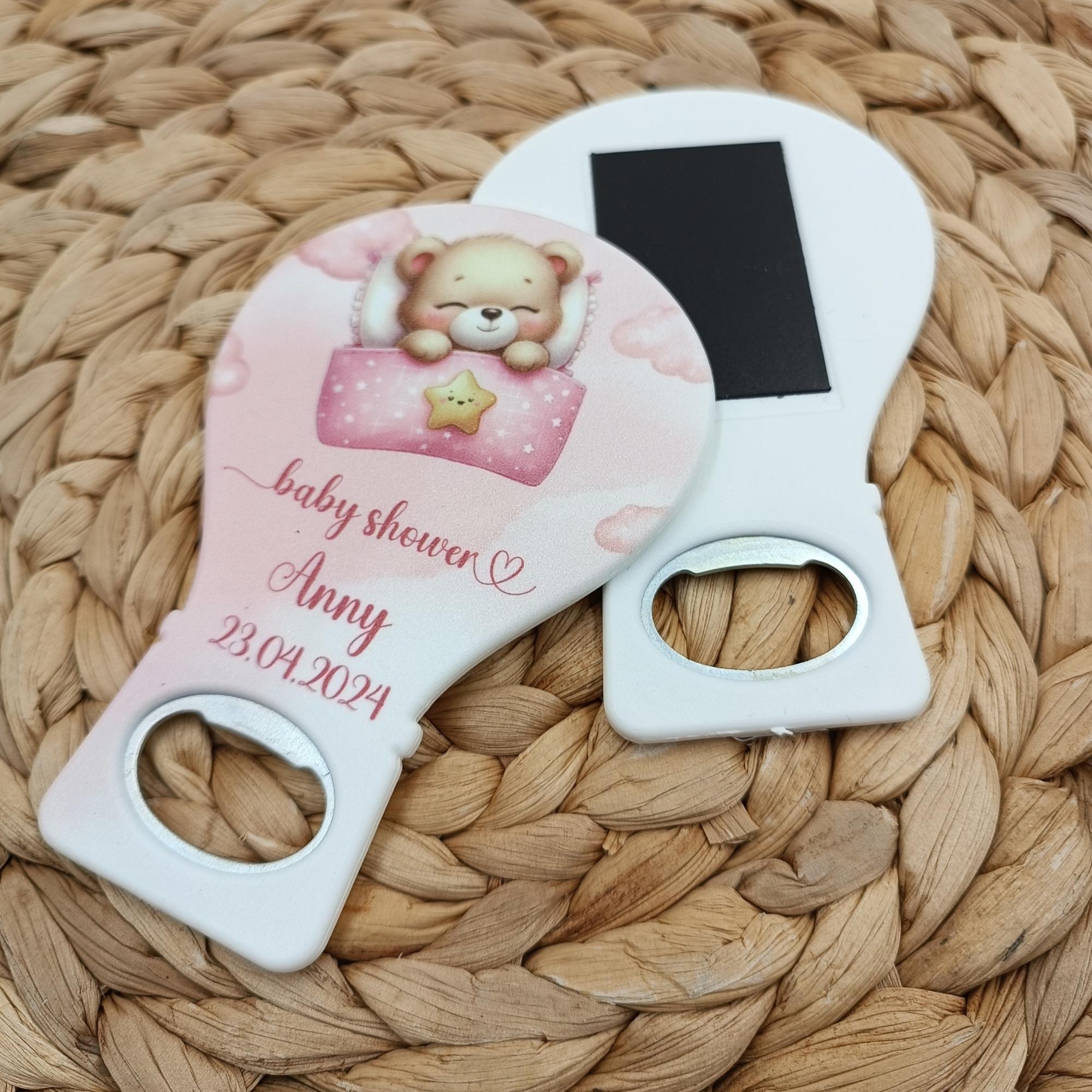 Baby Gift Bottle Opener Magnet B101 ,Customized Baby Shower Favors ,Birthday Party Gift 