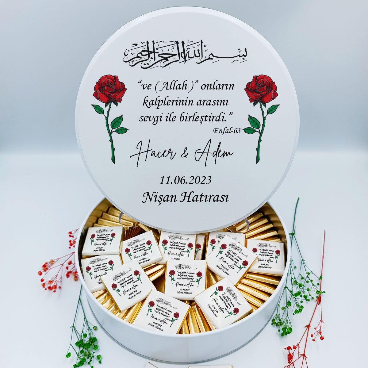 Personalized Wedding Chocolate , Engagement Favors , Wedding Favors Chocolate M2