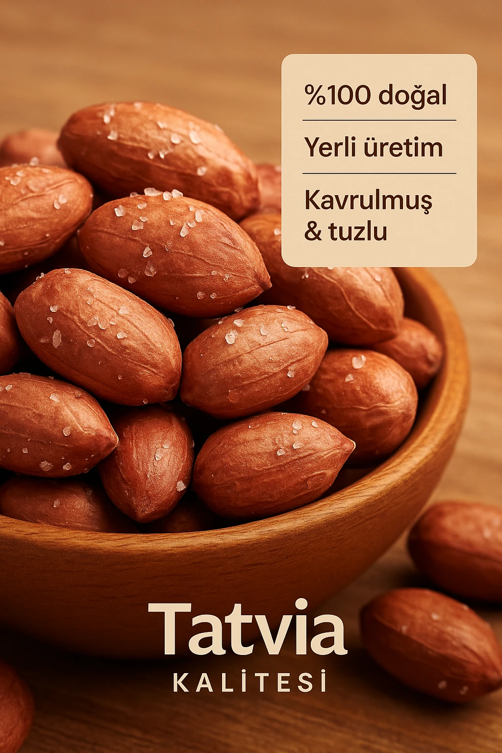 Tuzlu Kavrulmuş Fıstık 250 gr