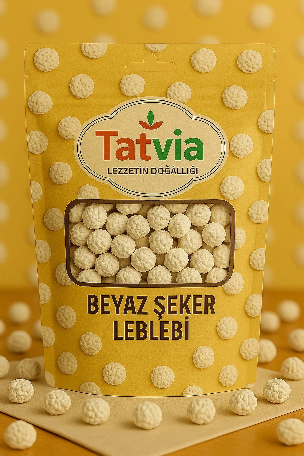 Beyaz Şeker leblebi 250 gr