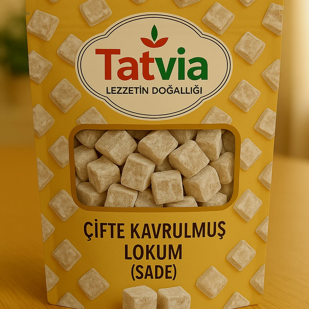Çifte Kavrulmuş Sade Lokum
