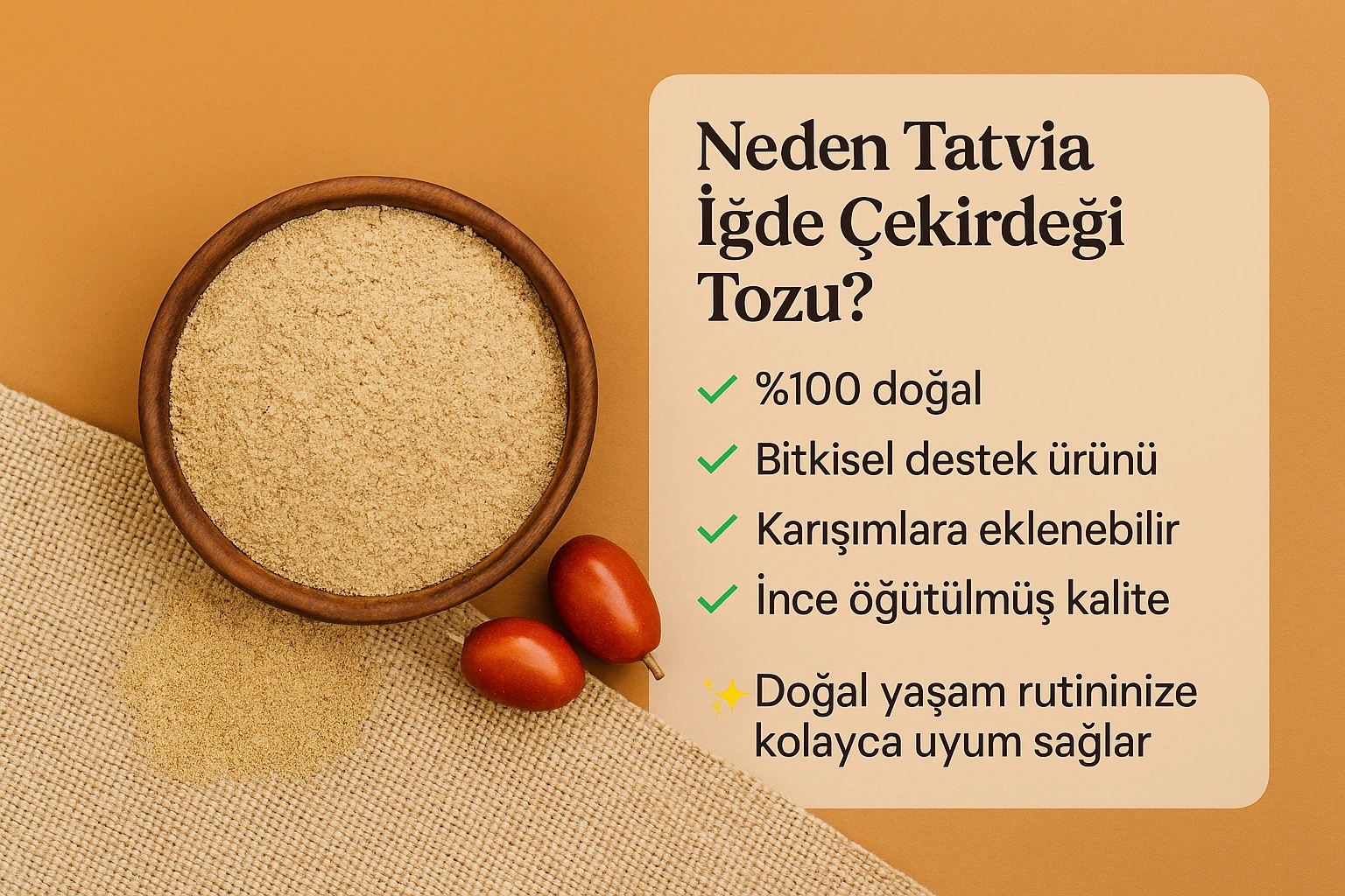İğde Çekirdeği Tozu 150 gr