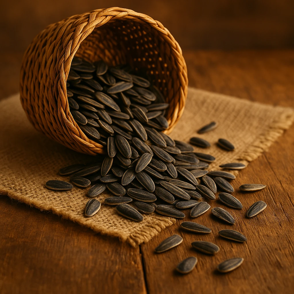 Kavrulmuş Tuzsuz Siyah Ay Çekirdeği 250 gr