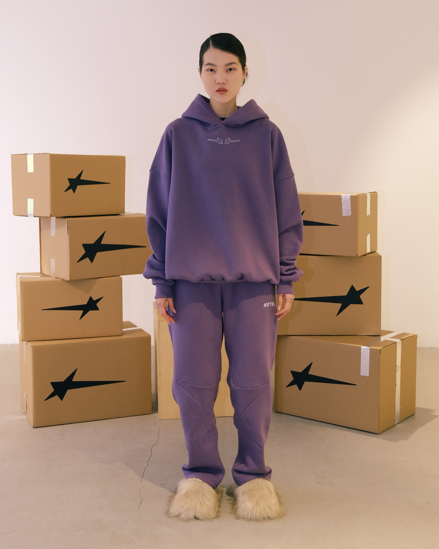 SOZIN 002 PURPLE SWEATSHIRT