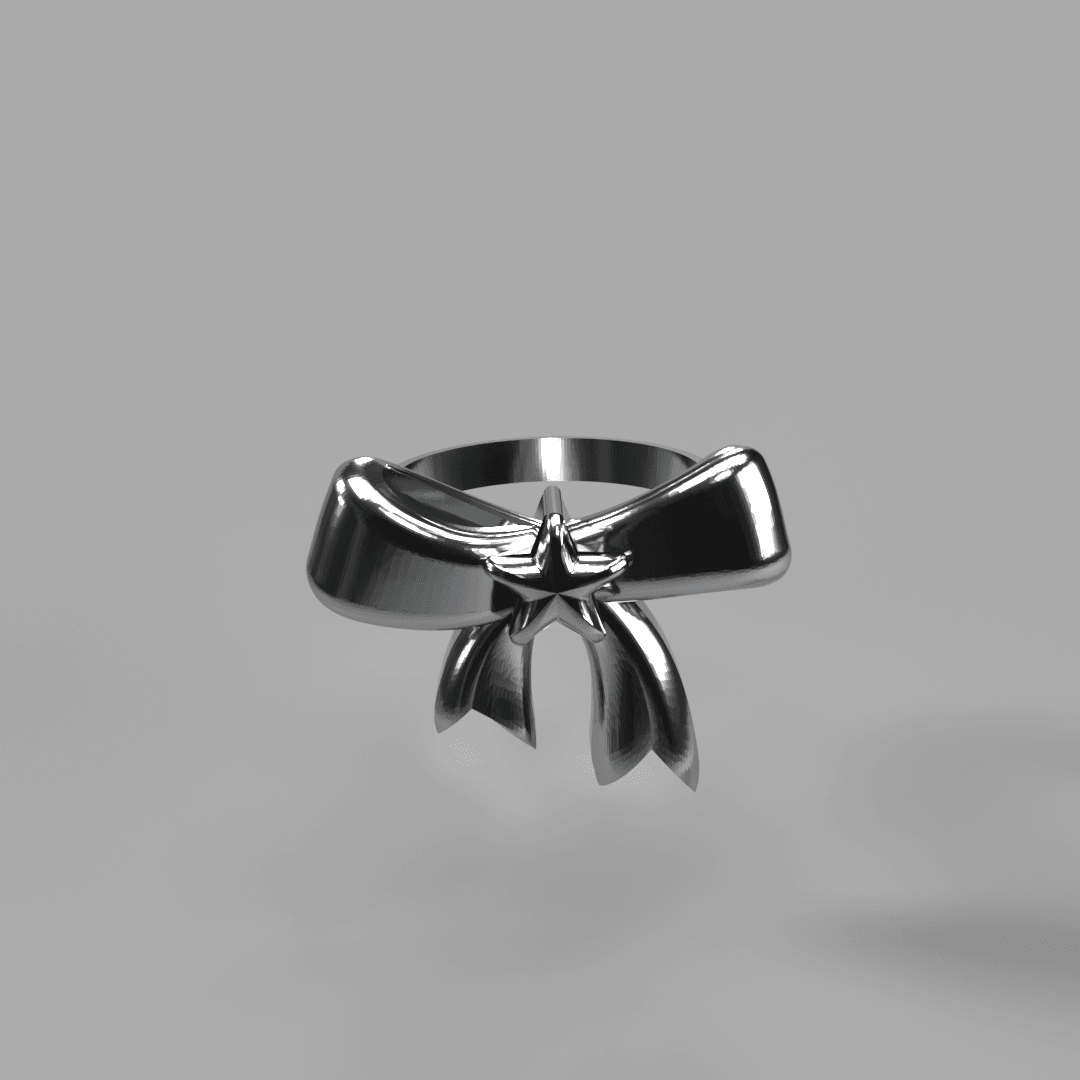 925 Silver 471 Bow Ring