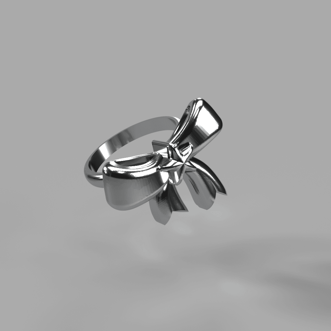 925 Silver 471 Bow Ring