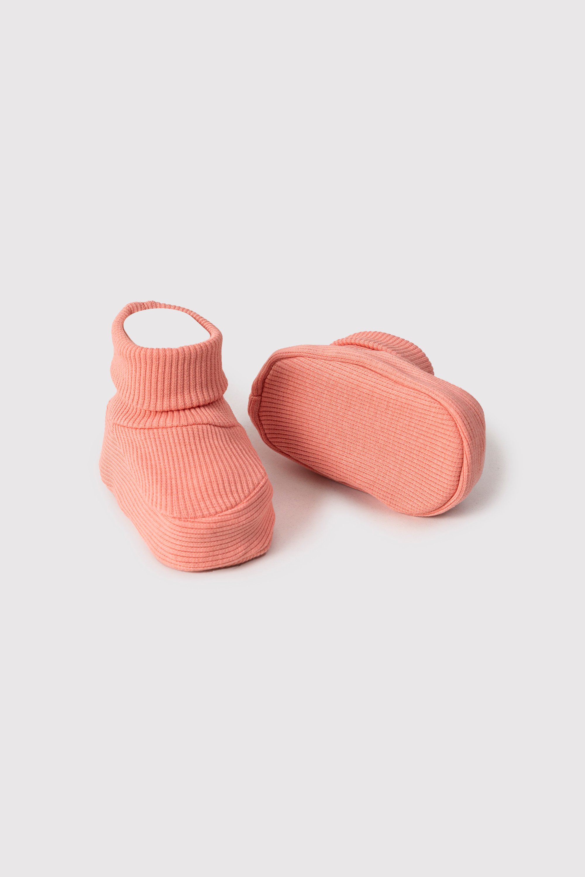 Fitilli Esnek Kız Bebek Patiği 4lü Set