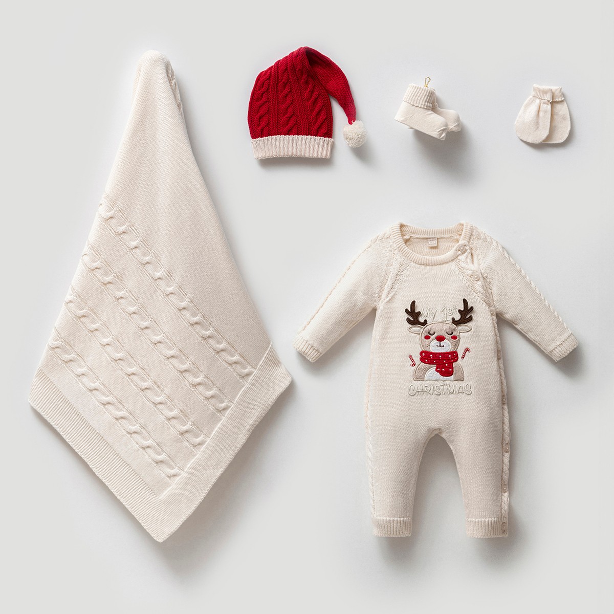  Unisex Christmas 5’li Set