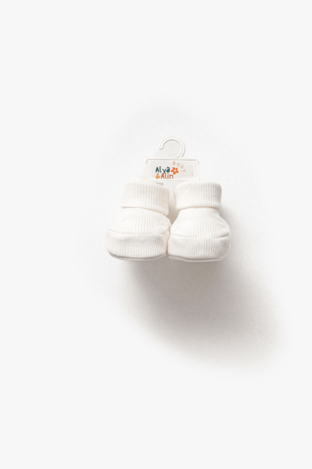 Fitilli Esnek Erkek Bebek Patiği 4lü Set