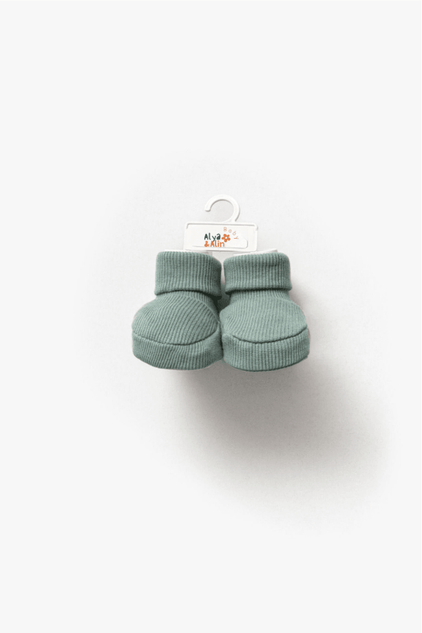 Fitilli Esnek Bebek Patiği 4'lü Set