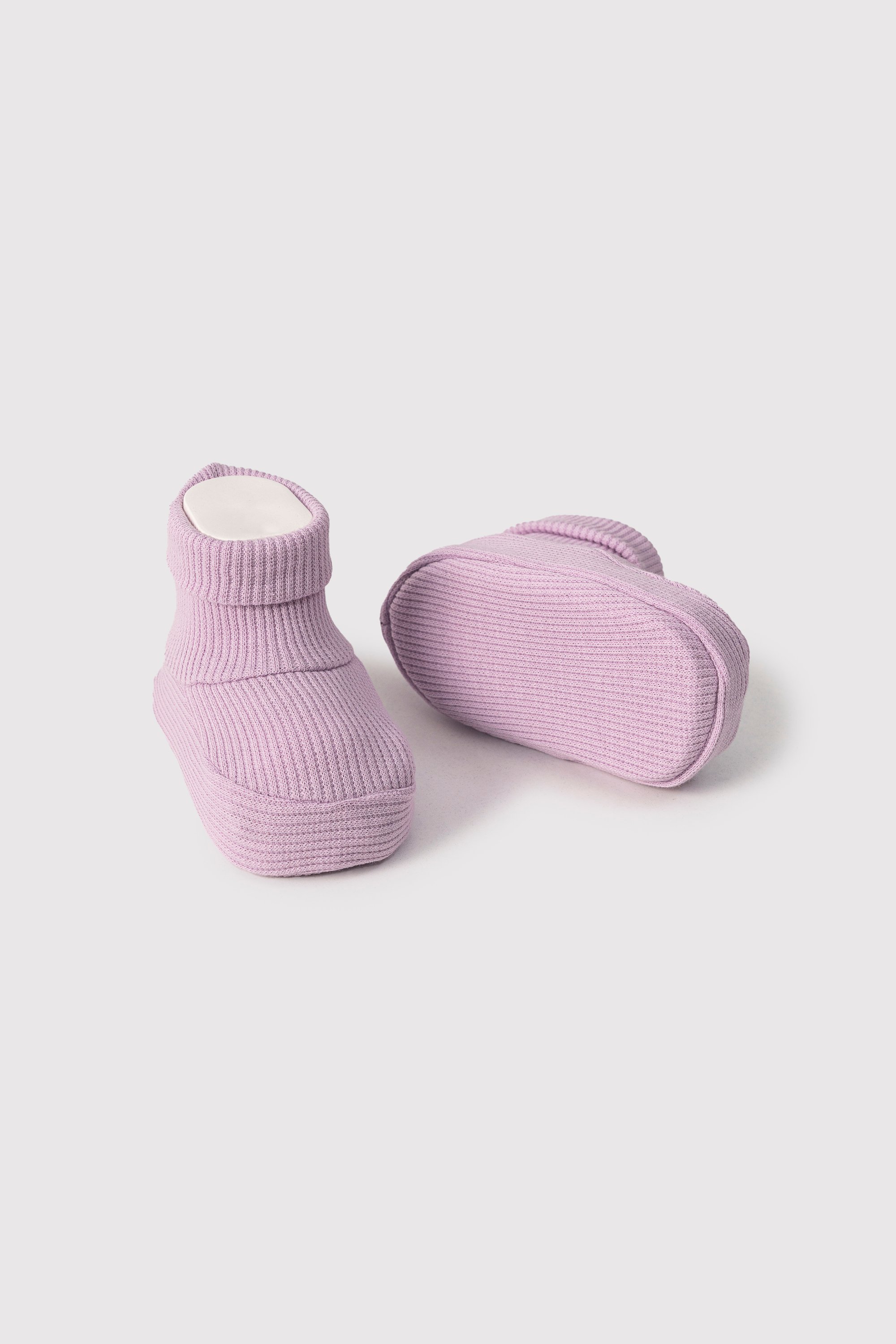Fitilli Esnek Kız Bebek Patiği 4lü Set