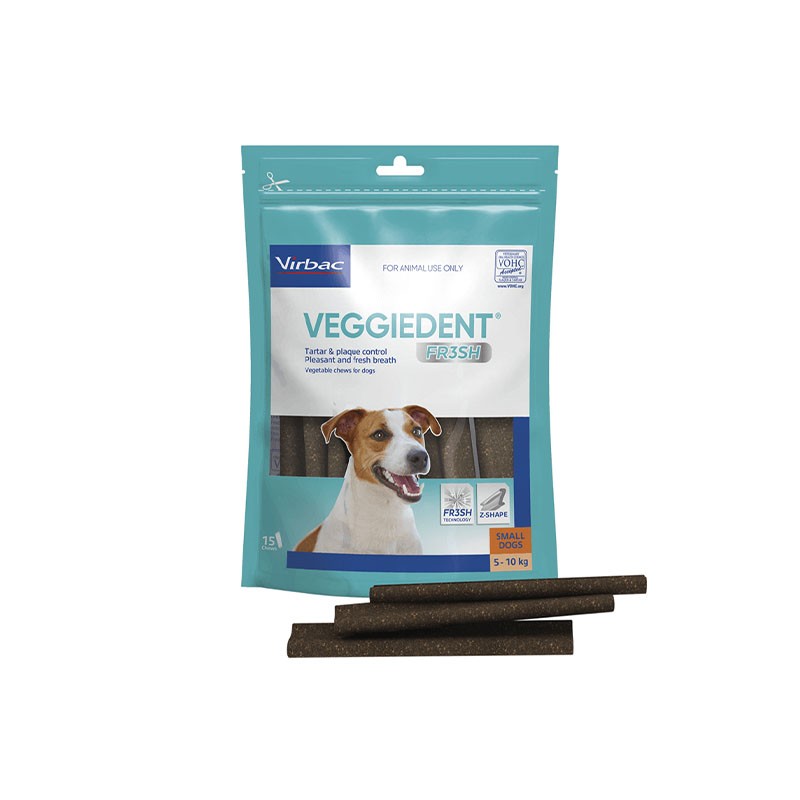 Virbac Veggiedent FR3SH Küçük Irk Köpekler İçin Çiğneme Barları - Small 