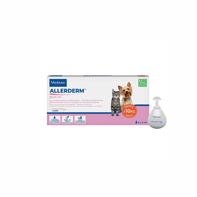 Virbac Allerderm Spot-On (Damlatma Çözeltisi) - 6x2 ml