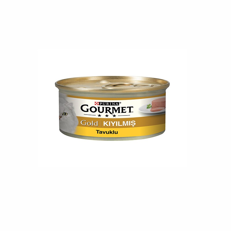 Purina Gourmet Gold Kıyılmış Tavuklu Kedi Konservesi - 100x85 gr   