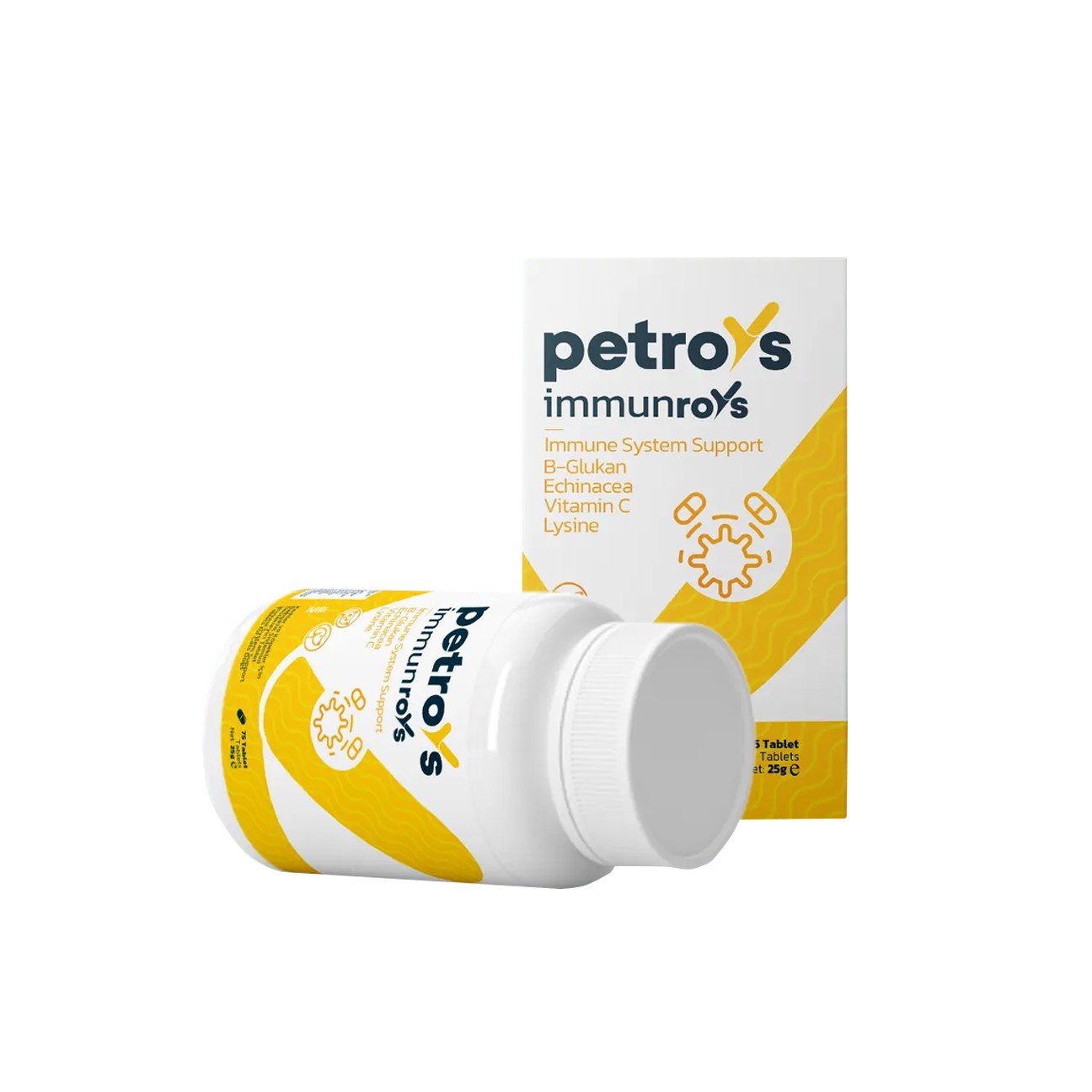 Petroys ImmunRoys Kedi ve Köpekler İçin Bağışıklık Sistemi Destekleyici - 75 Tablet