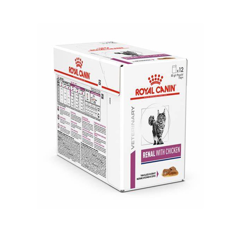 Royal Canin Renal with Chicken Kedi Yaş Maması - 12x85 gr