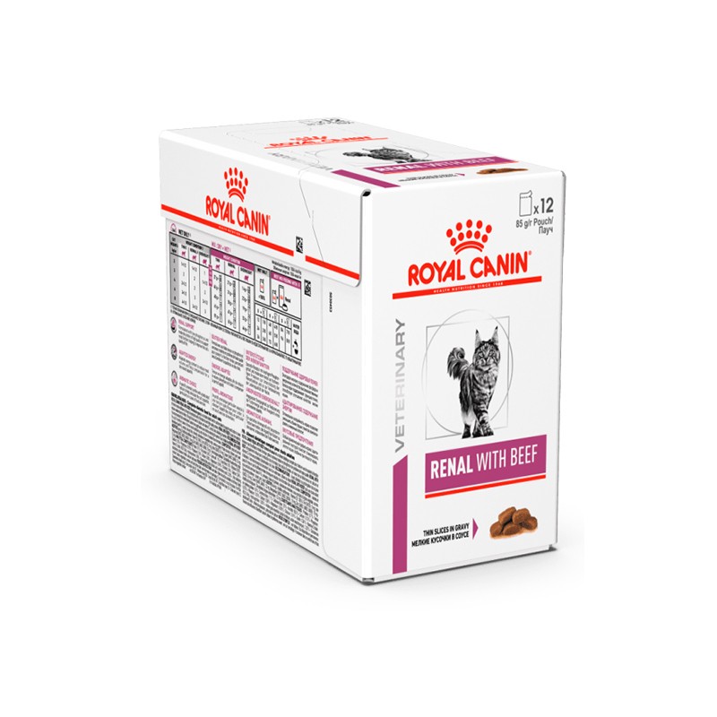 Royal Canin Renal with Beef Kedi Yaş Maması - 12x85 gr