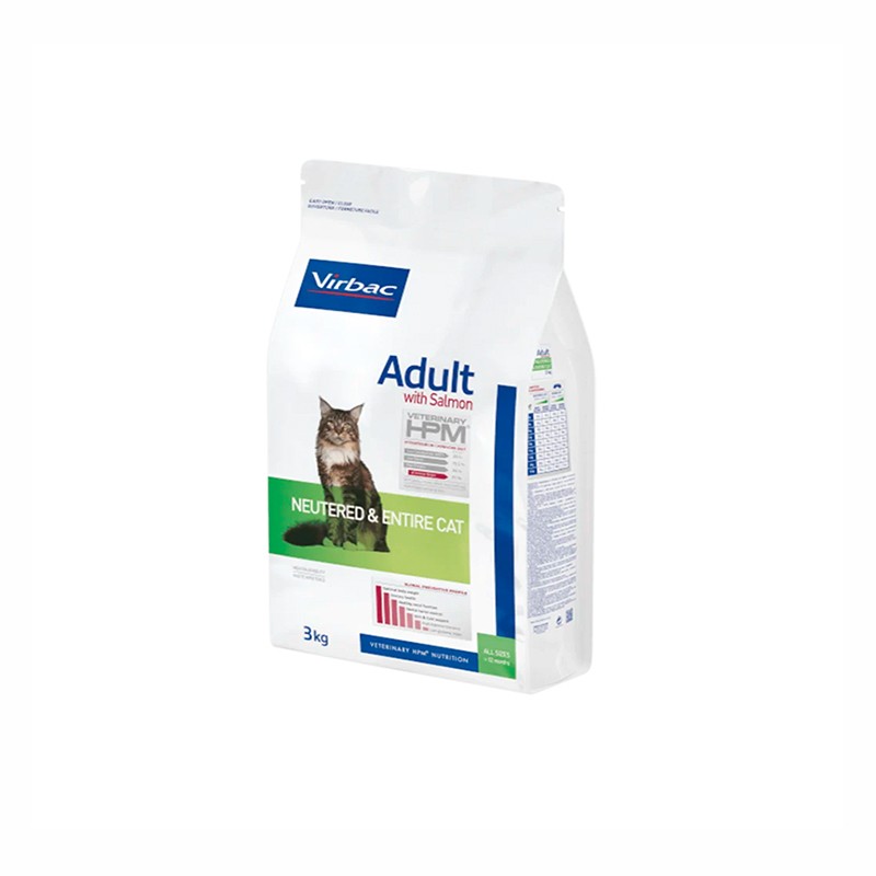 Virbac Adult With Salmon Neutered & Entire Kedi Maması - 1.5 kg