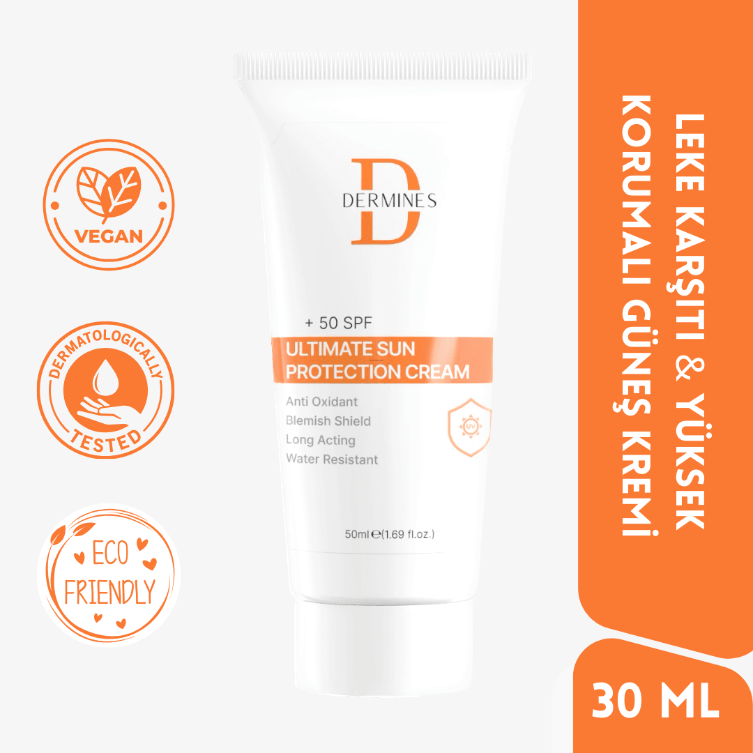 Leke Karşıtı SPF 50+ Tüm Ciltler İçin Yüksek Korumalı Nemlendirici Güneş Kremi 50 ML