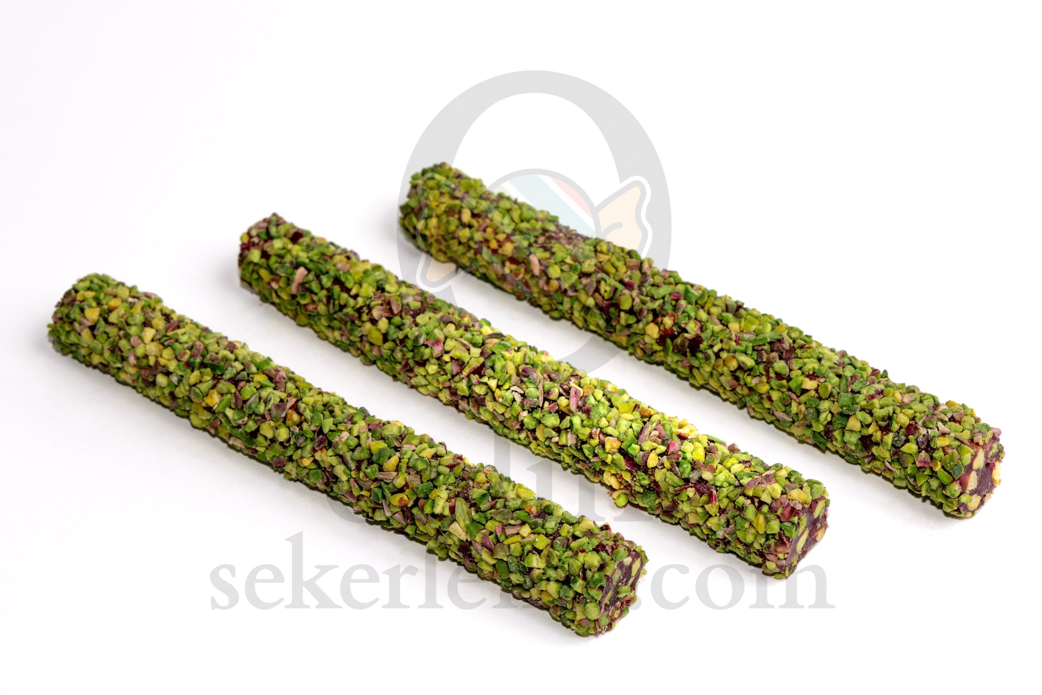 PİRİNÇ FISTIK KAPLI NARLI ANTEP FISTIKLI ŞERİT LOKUM *BATON* (5KG)