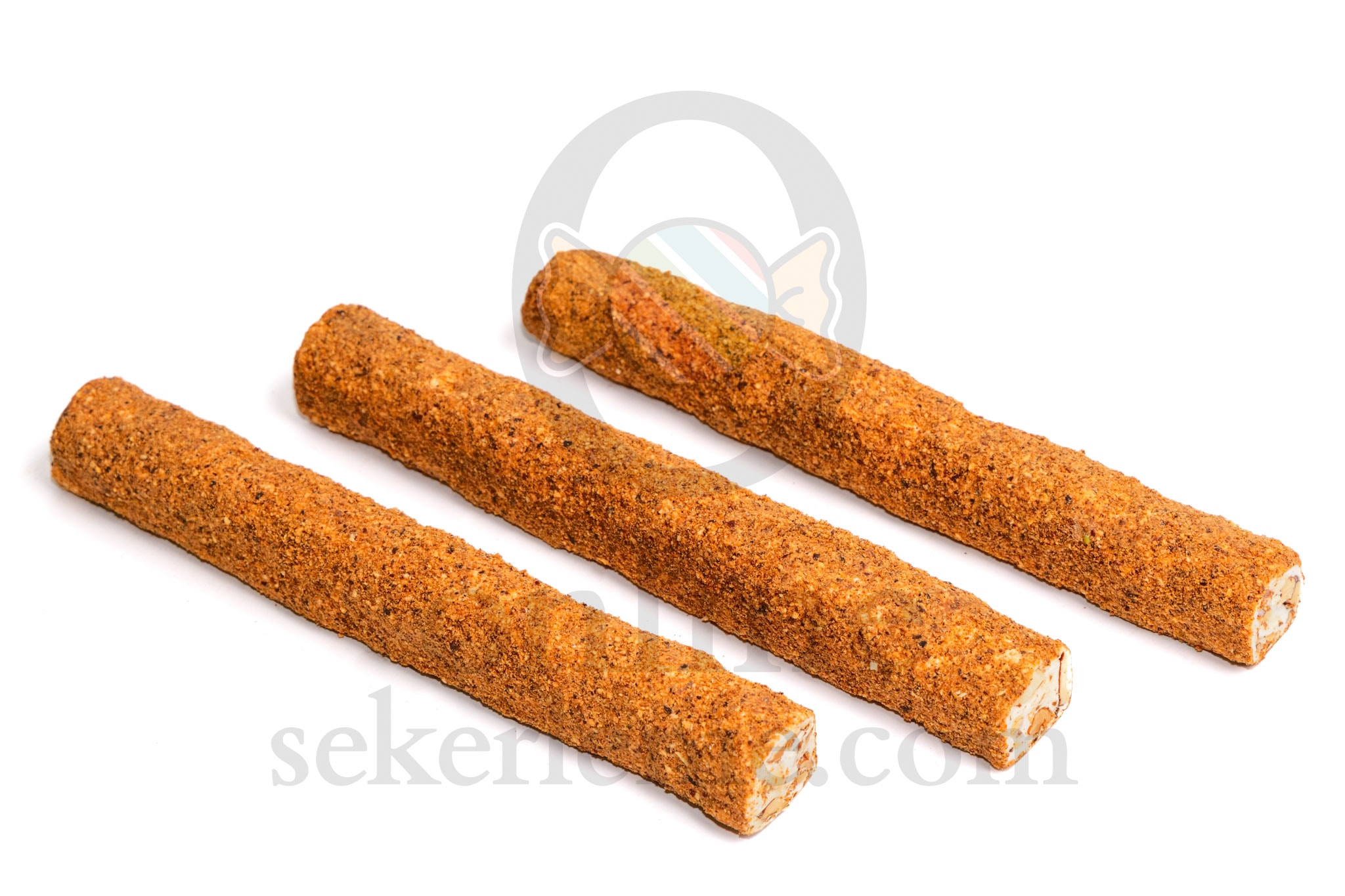 TOZ BADEM KAPLI BEYAZ ÇİKOLATALI BADEMLİ SARMA SULTAN LOKUM *BATON* (4KG)
