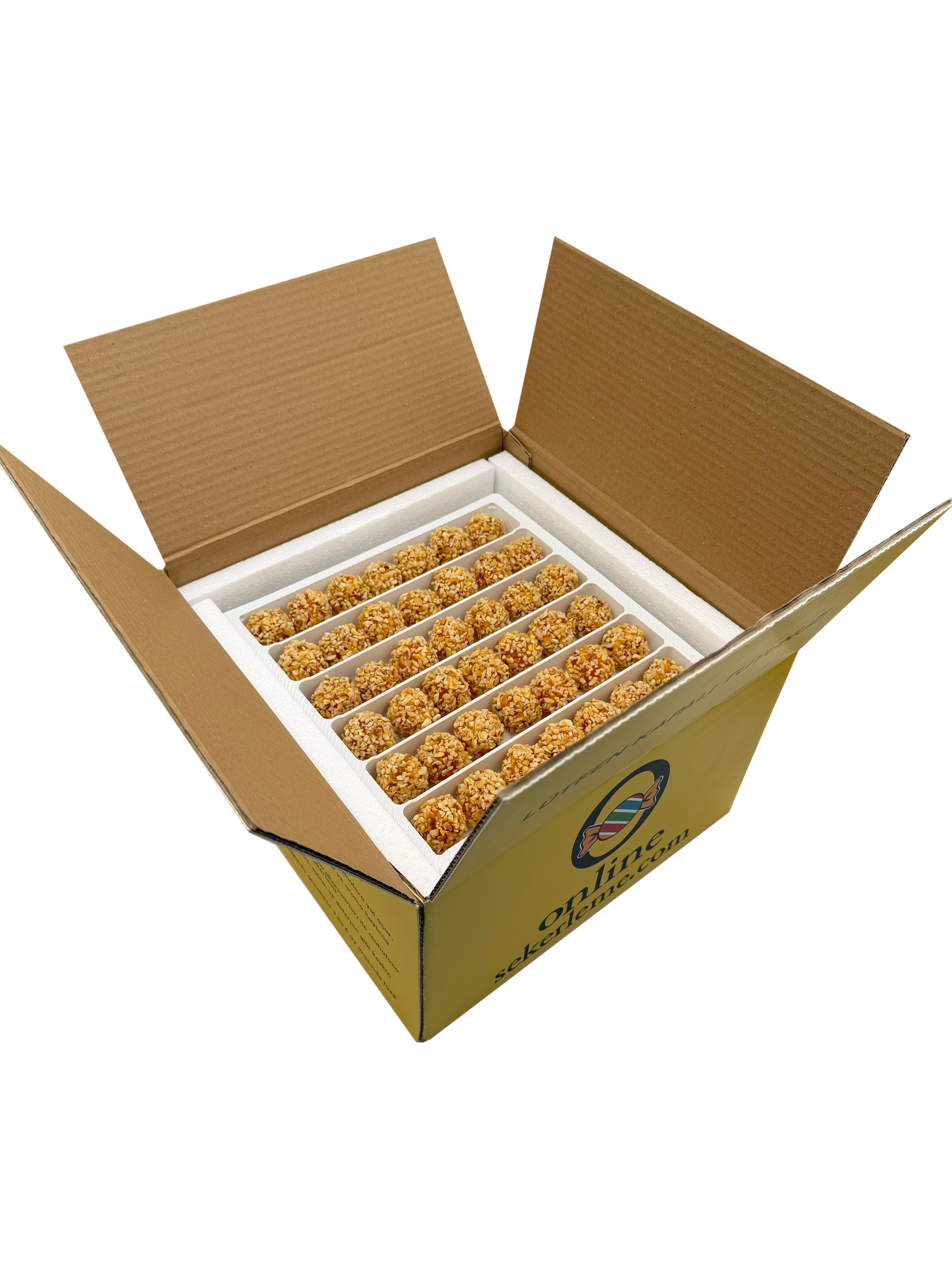 PORTAKALLI FINDIKLI GÜLLE LOKUM (2.5KG)