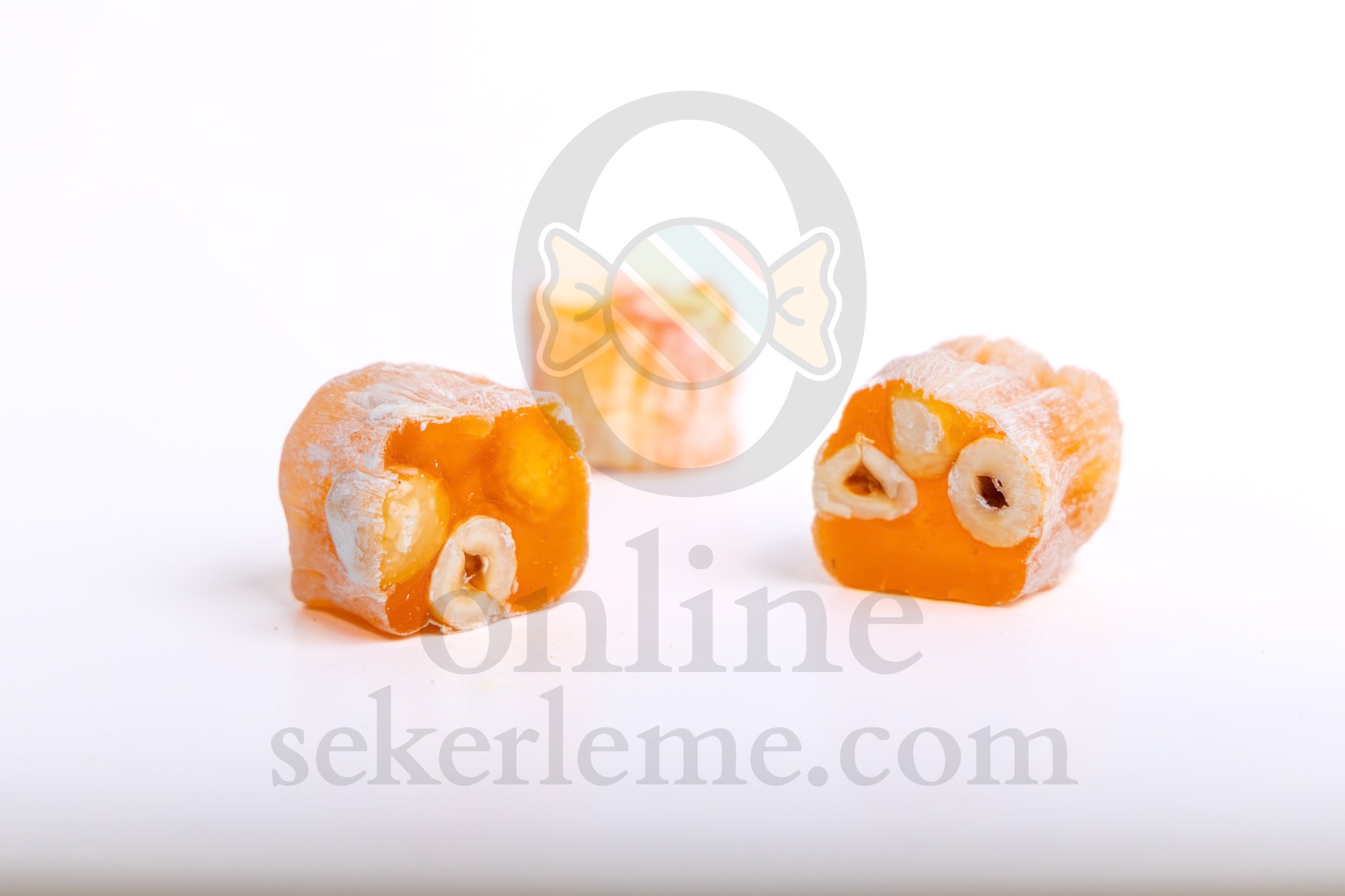 PORTAKALLI FINDIKLI ŞERİT LOKUM (5KG)