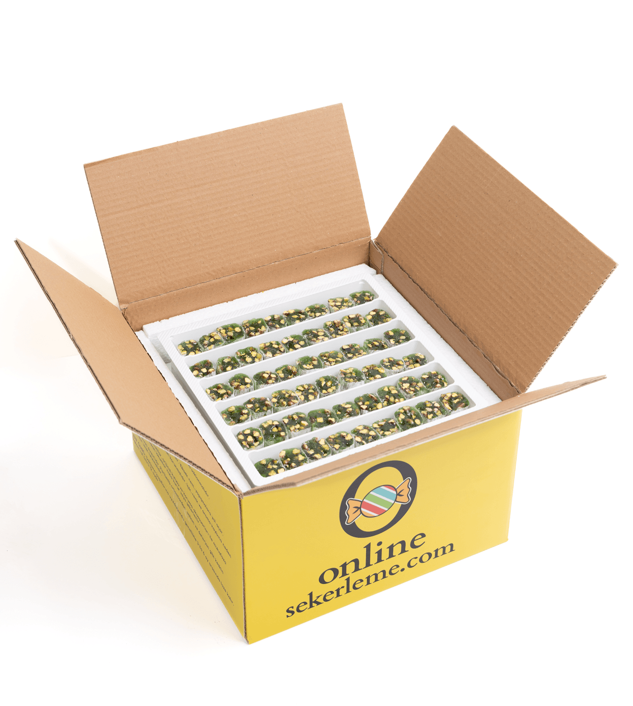 ANTEP FISTIKLI KARPUZLU ŞERİT LOKUM (5KG)