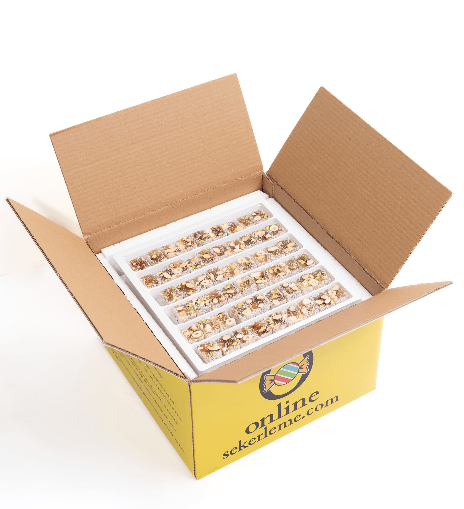 HİNDİSTAN CEVİZLİ KARIŞIK KURUYEMİŞLİ KÜP LOKUM (5KG)