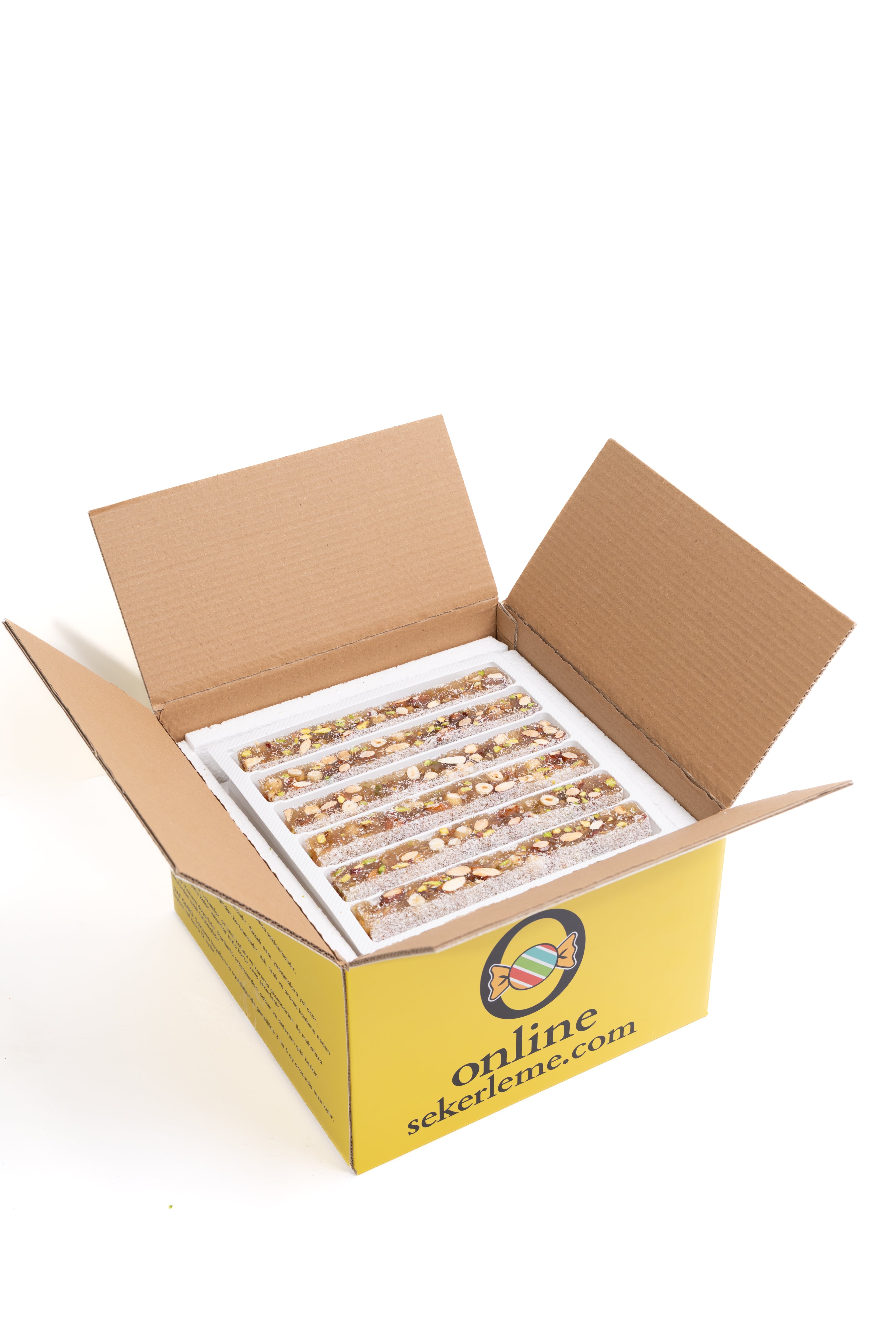 HİNDİSTAN CEVİZİ KAPLI KARIŞIK KURUYEMİŞLİ LOKUM *BATON* (5KG)