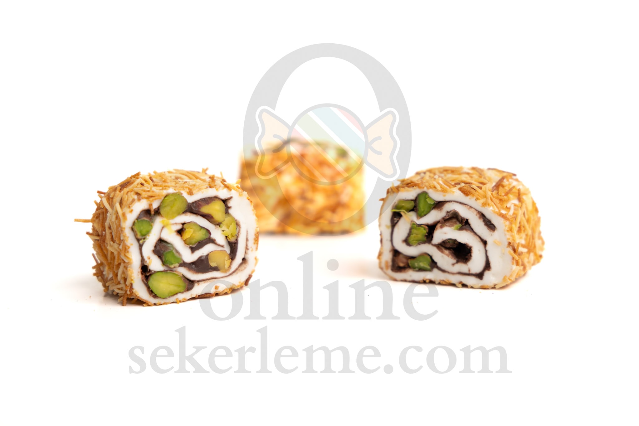 ÇITIR KADAYIF KAPLI ÇİKOLATA ANTEP FISTIKLI SARMA SULTAN LOKUM (5KG)