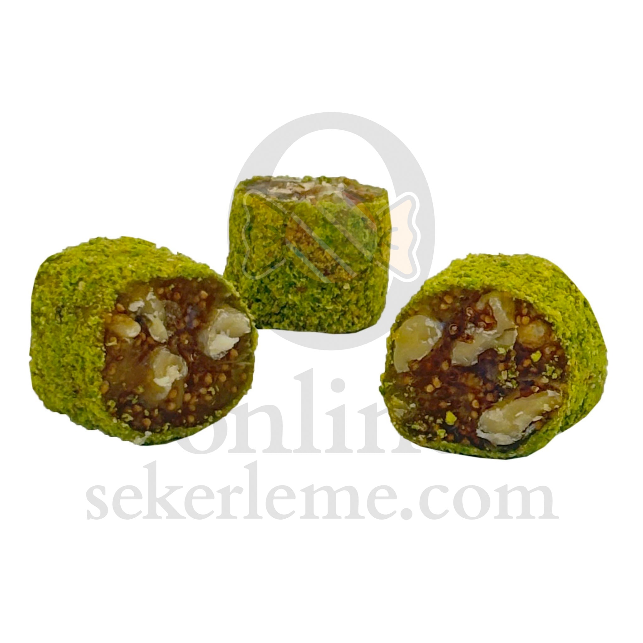 TOZ ANTEP FISTIĞI KAPLI İNCİR CEVİZLİ ŞERİT LOKUM (5KG)