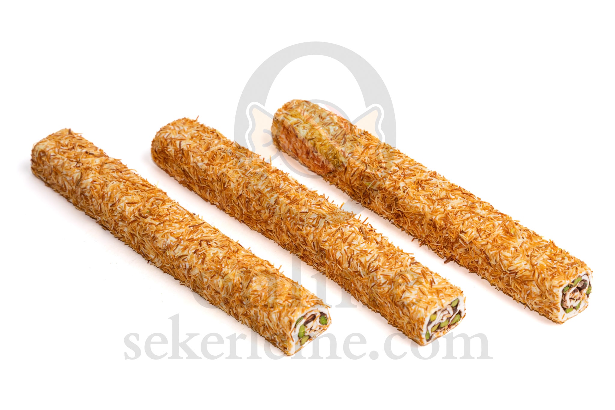 ÇITIR KADAYIF KAPLI ÇİKOLATALI ANTEP FISTIKLI SARMA SULTAN LOKUM *BATON* (4KG)