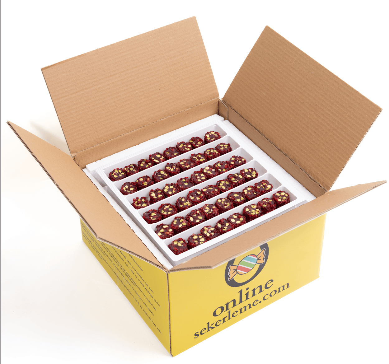 ZEREŞLİ ANTEP FISTIKLI NARLI ŞERİT LOKUM (5KG)