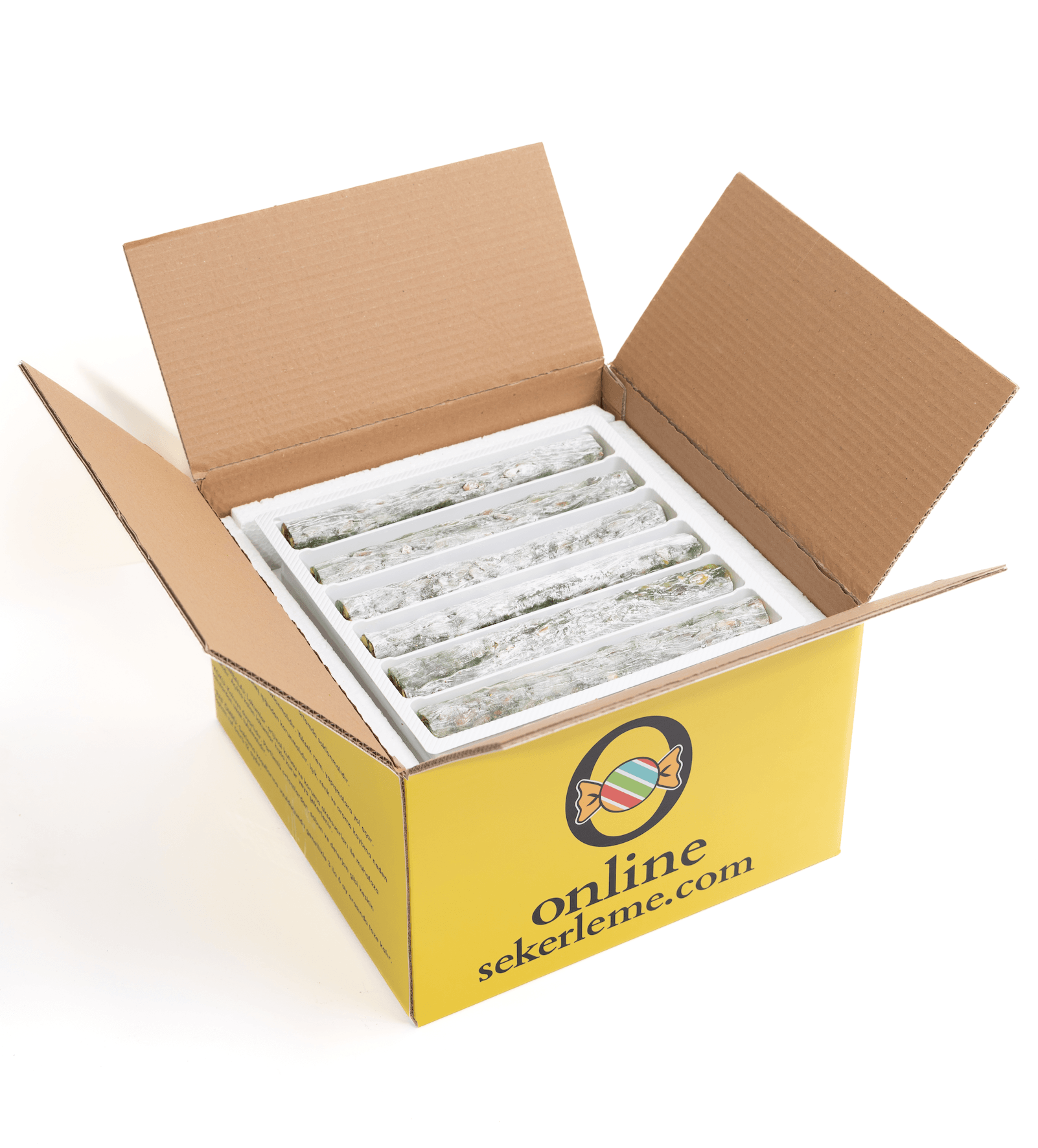 KARPUZLU ANTEP FISTIKLI ŞERİT LOKUM *BATON* (5KG)
