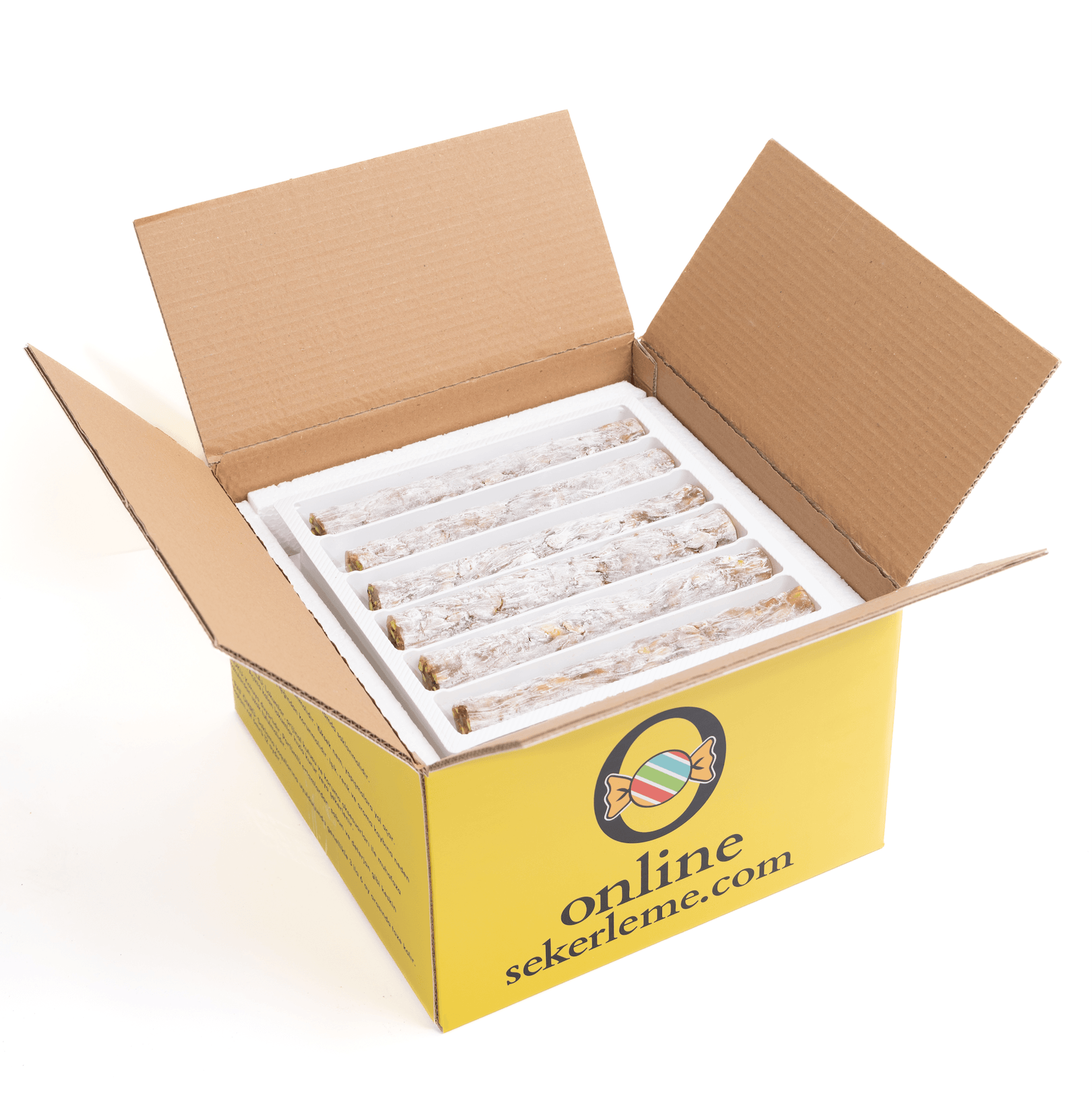 BALLI ANTEP FISTIKLI ŞERİT LOKUM *BATON* (5KG)