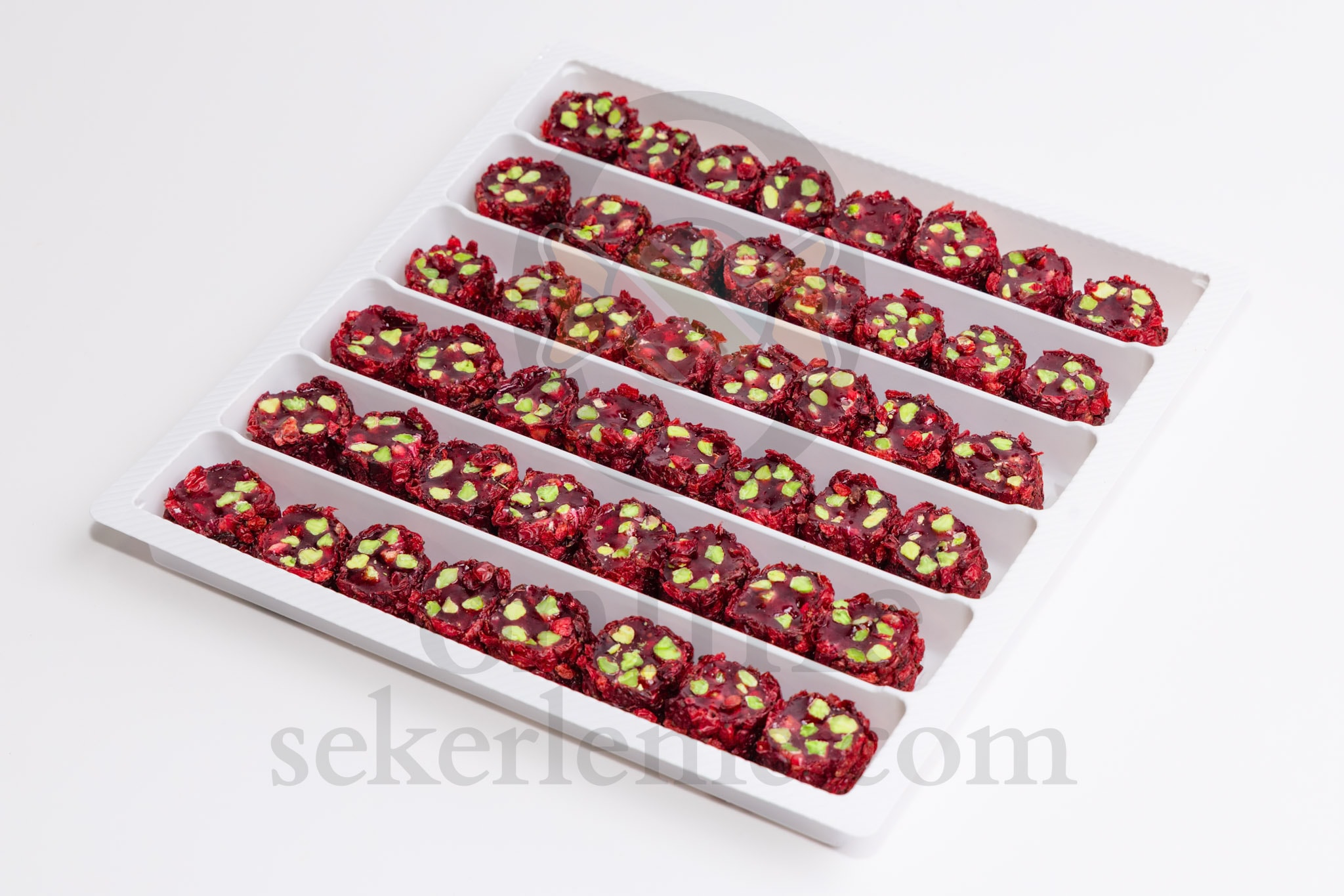ZEREŞLİ ANTEP FISTIKLI NARLI ŞERİT LOKUM (5KG)