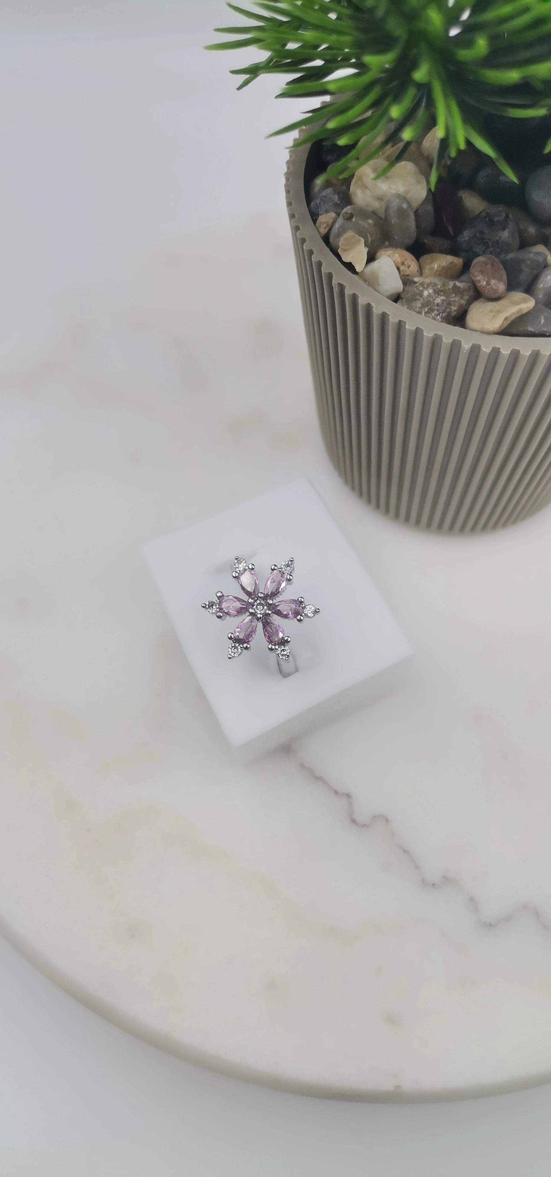 VİP ZİRKON TAŞLI SİLVER  YÜZÜK