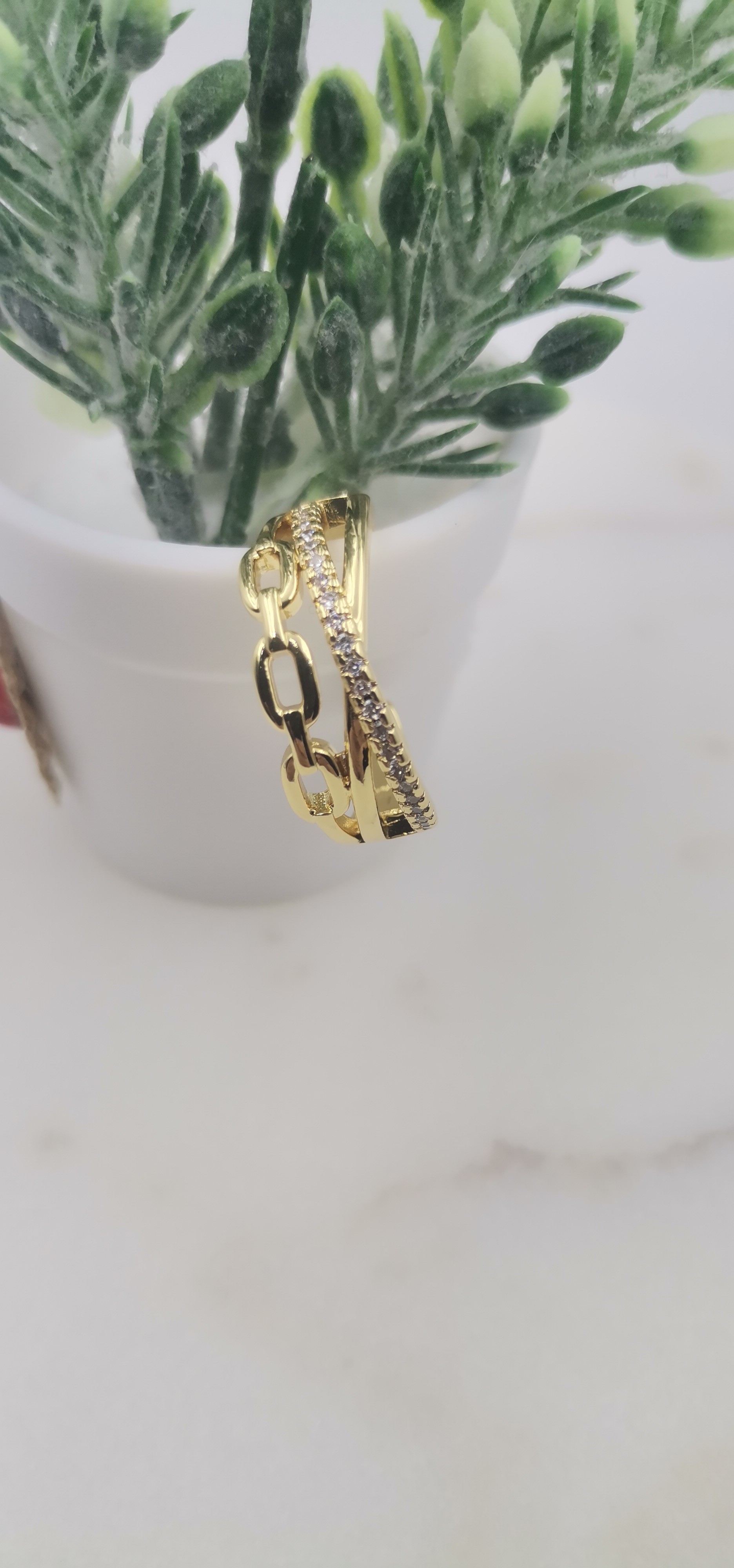 VİP ZİRKON GOLD YÜZÜK