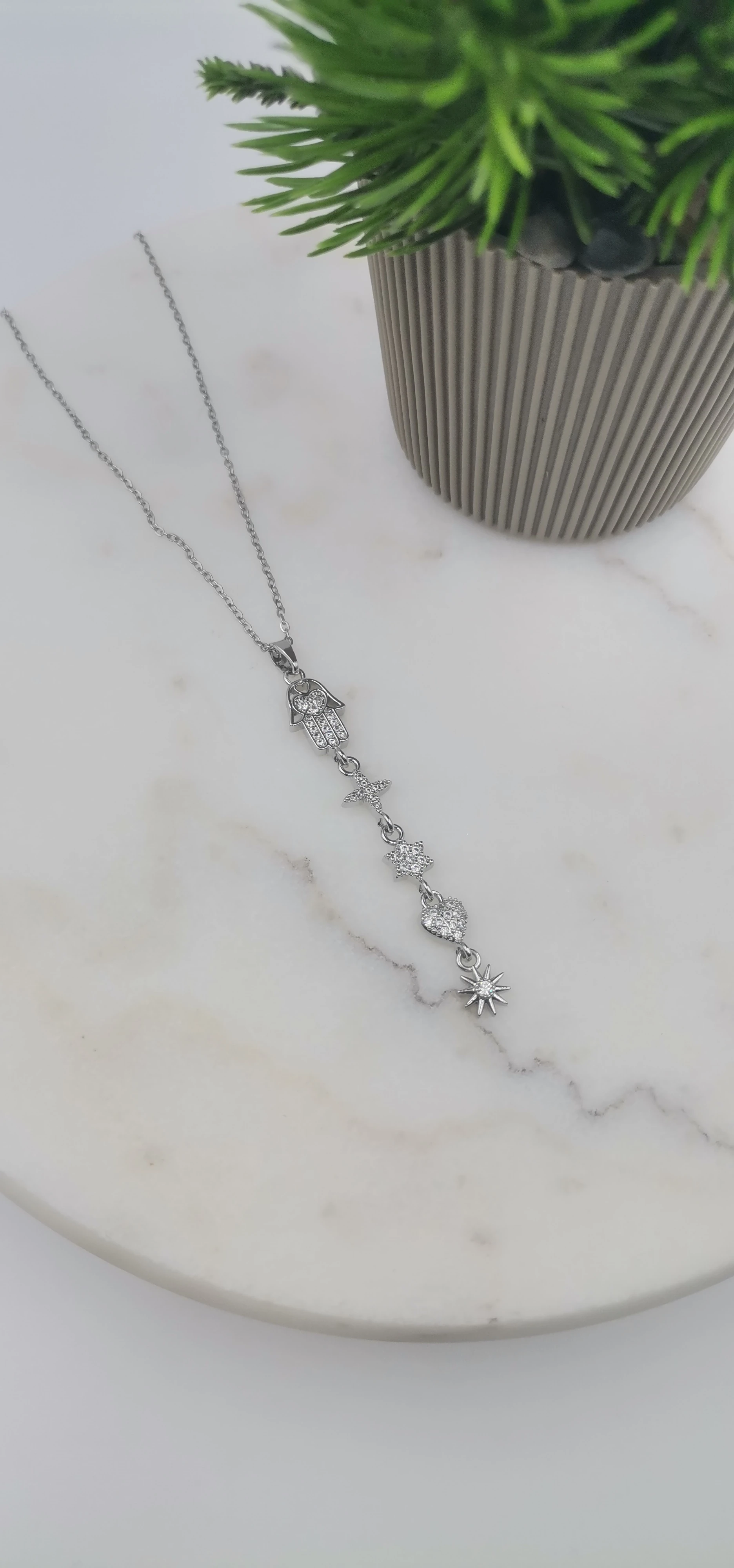 ÇELİK SİLVER KOLYE