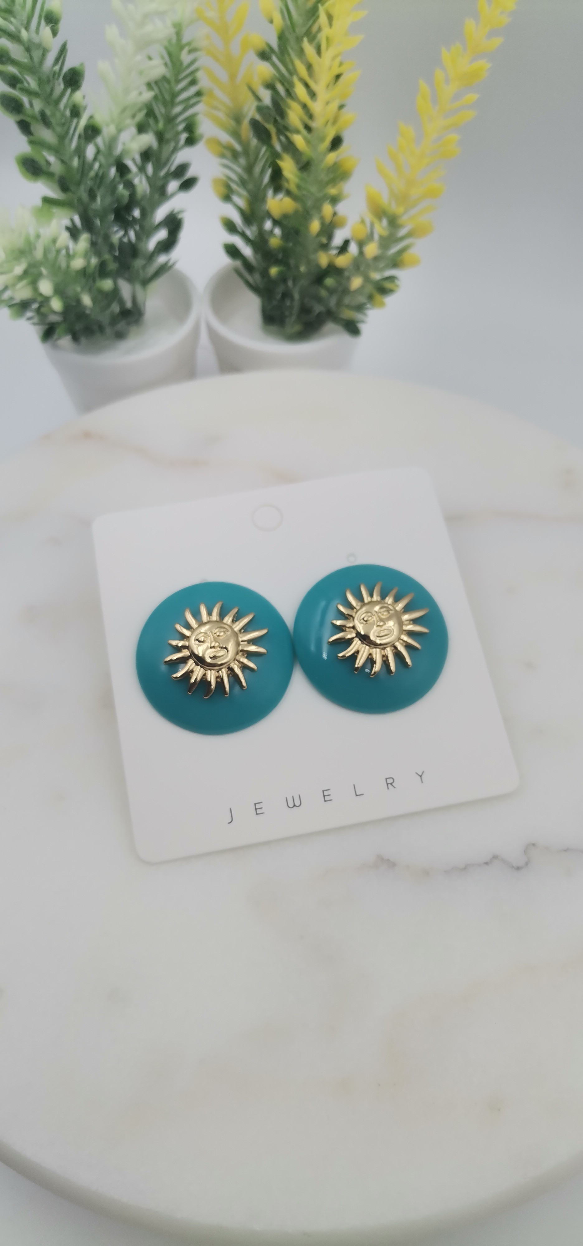 RENKLİ GOLD KÜPE