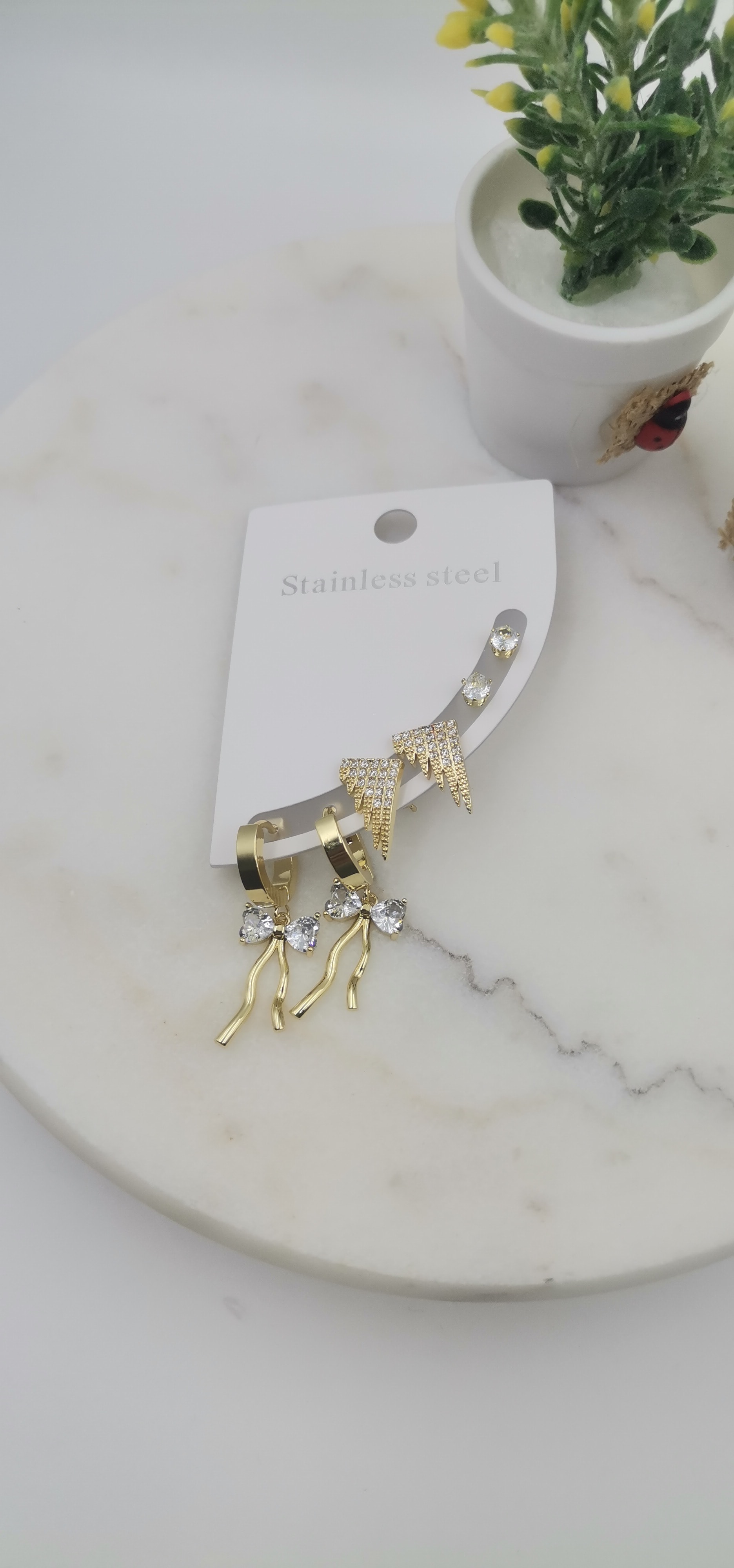 ÇELİK GOLD ÇOKLU KÜPE