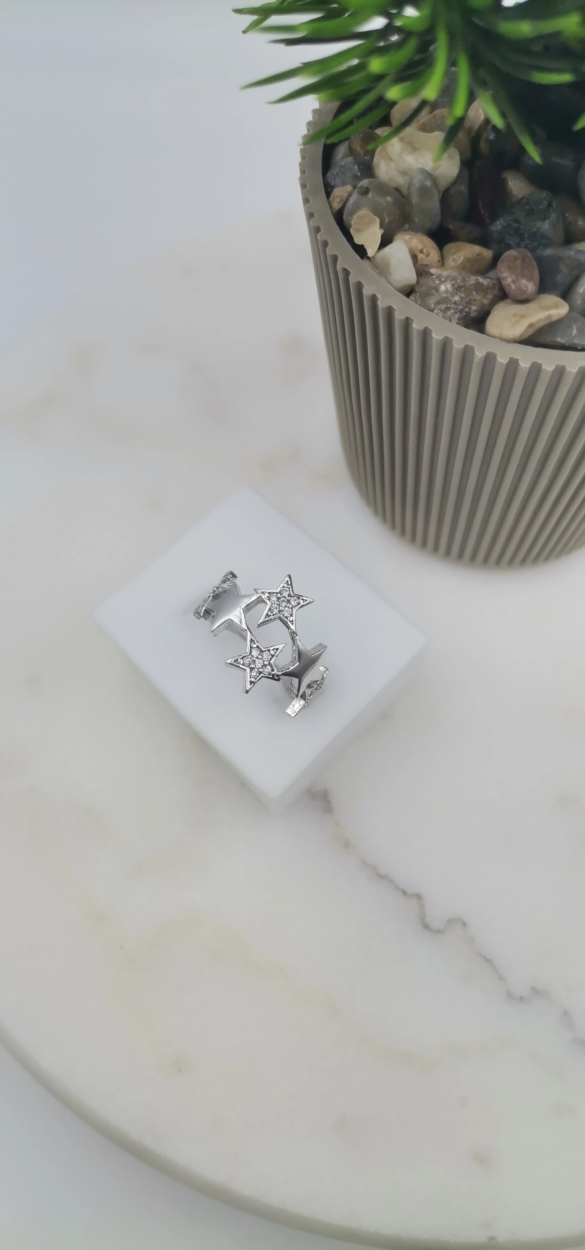 VİP ZİRKON TAŞLI SİLVER  YÜZÜK